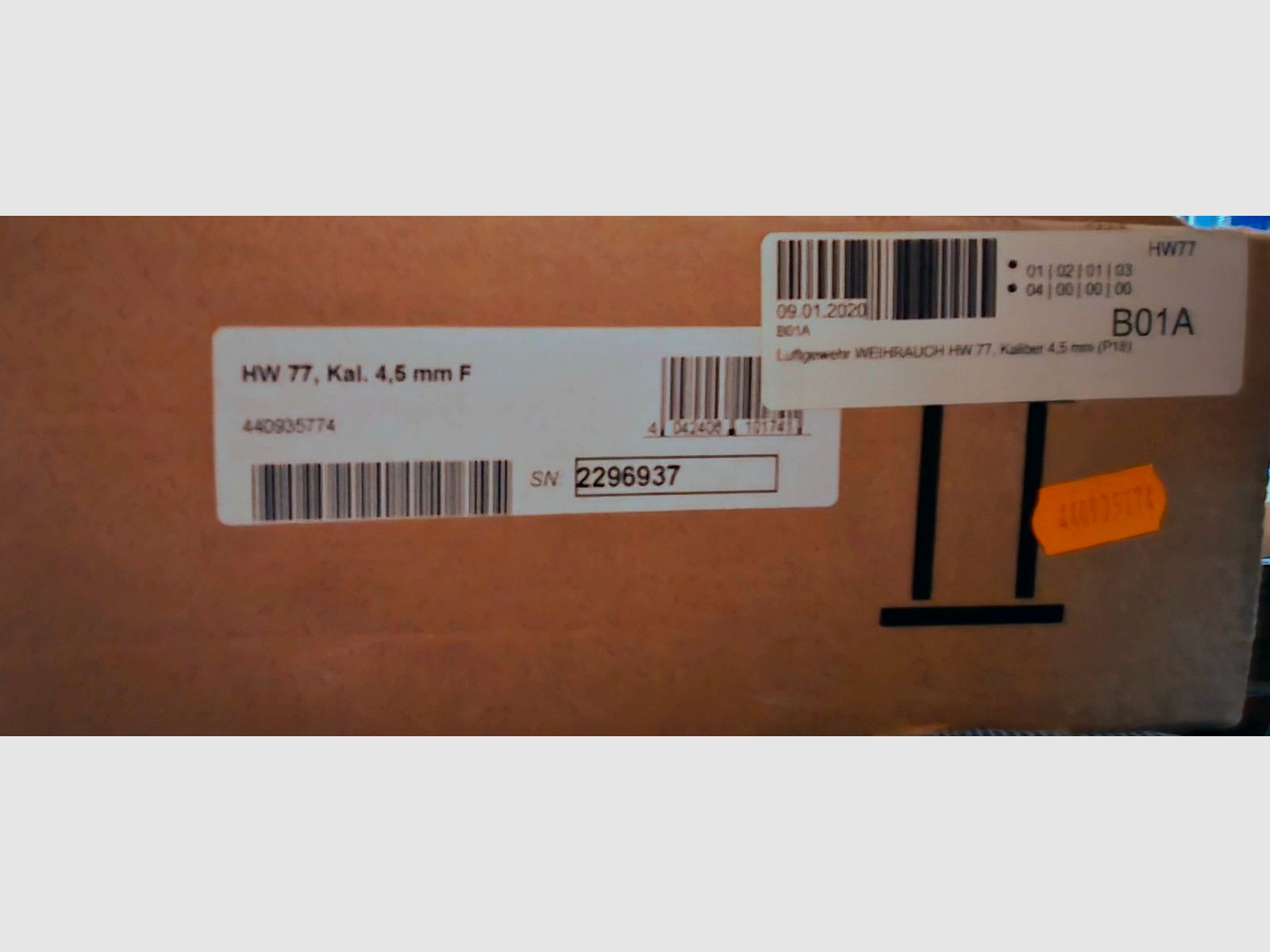 WEIHRAUCH HW 77. Kaliber 4,5 mm