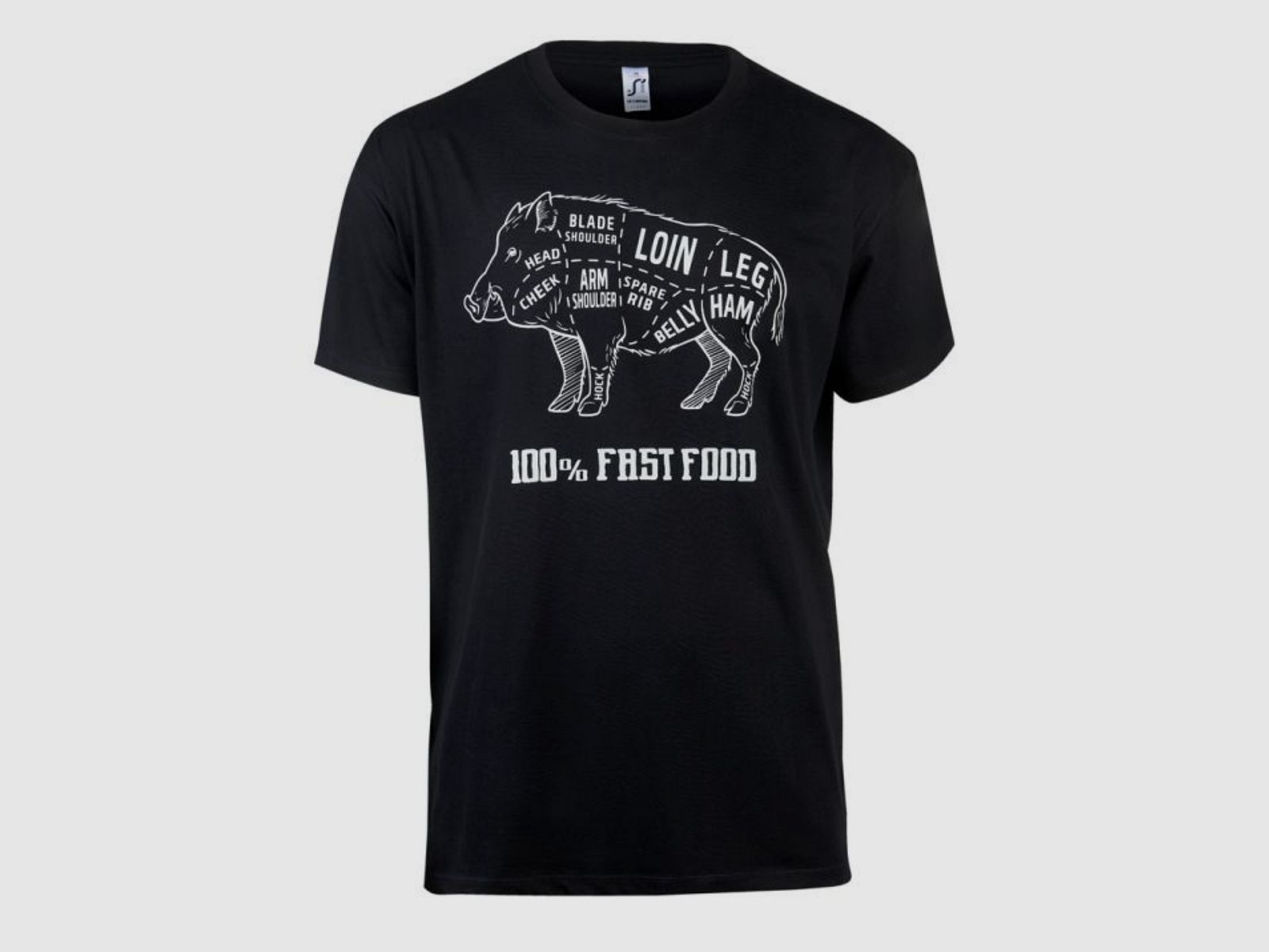 Bergara T-Shirt Wild Boar - Black - XXL