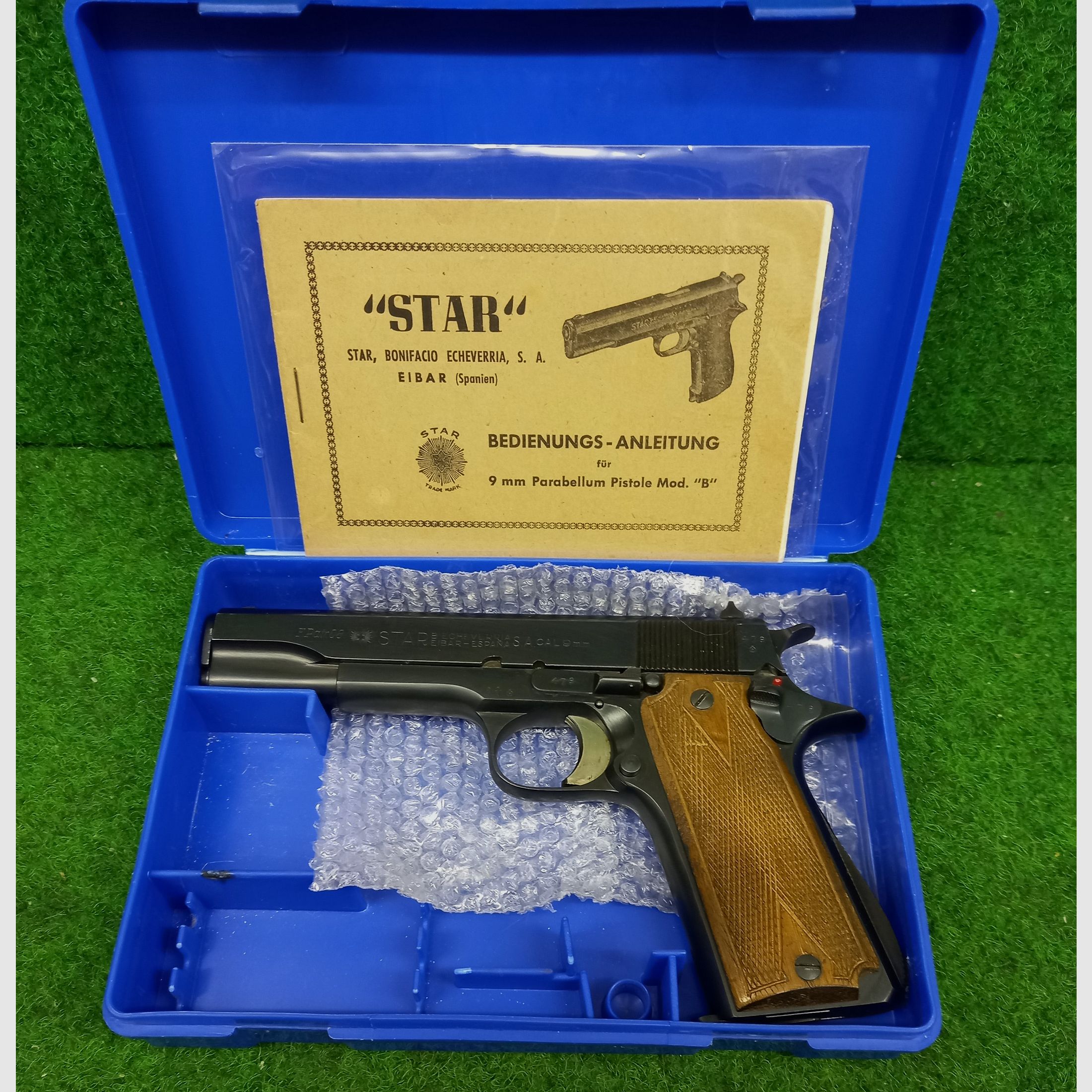 Star B Polizei Niedersachsen 9mm Luge. Patrone 08