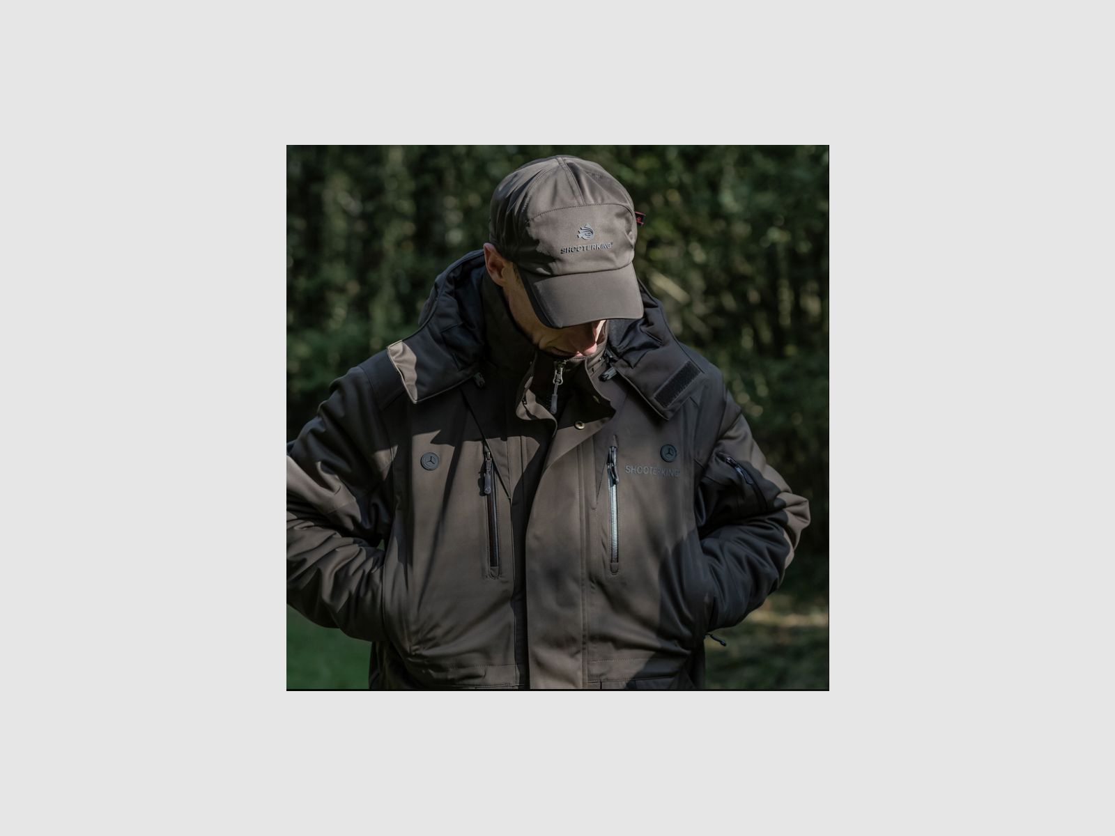 SHOOTERKING Huntflex Cap marrone/oliva taglia L