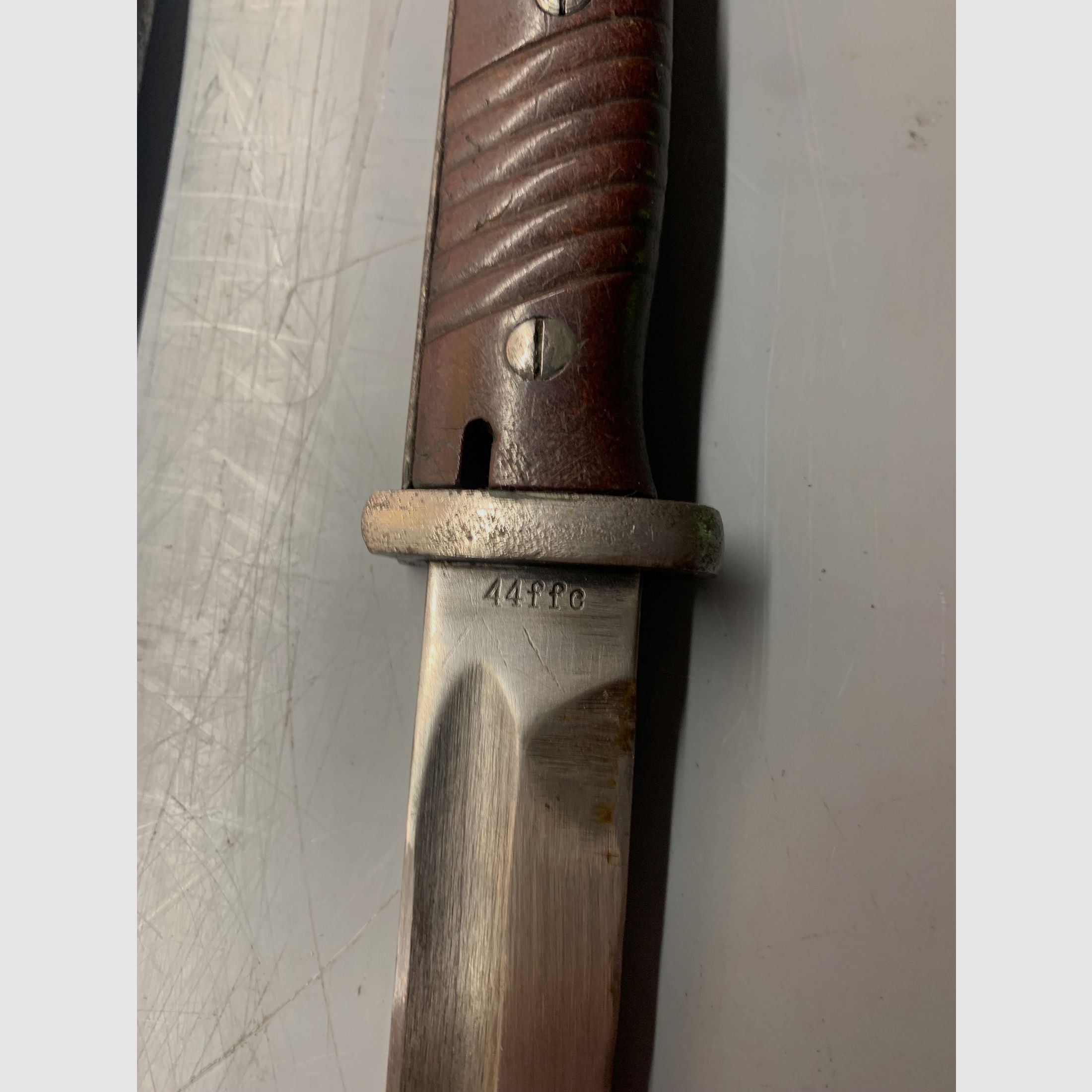 German K98 Bayonet S84/98 III model – 44 ffc – matching numbers – Wehrmacht 1944