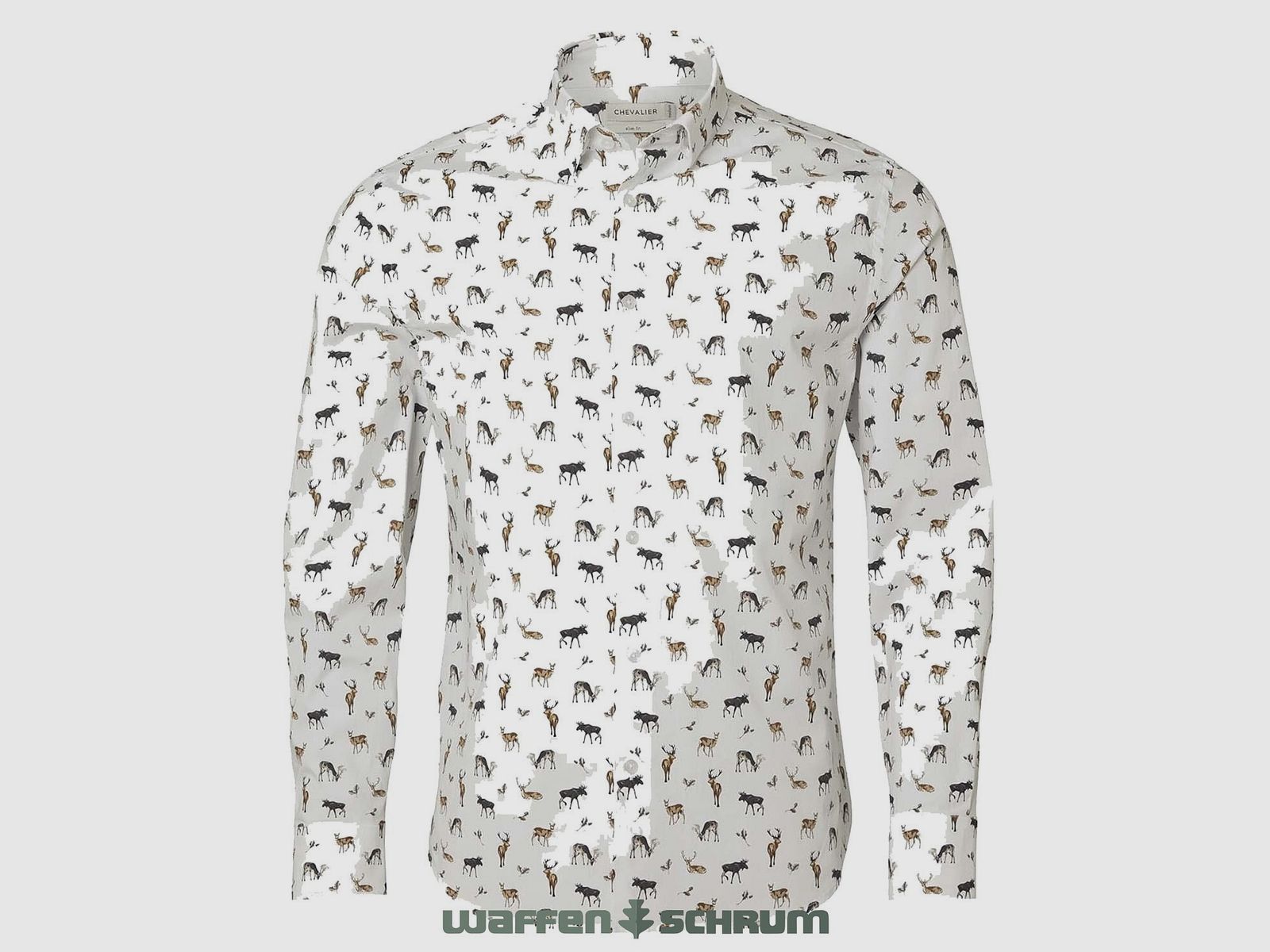 Chemise Chevalier Hemd Danson Coupe Contemporaine Imprimé Famille Royale