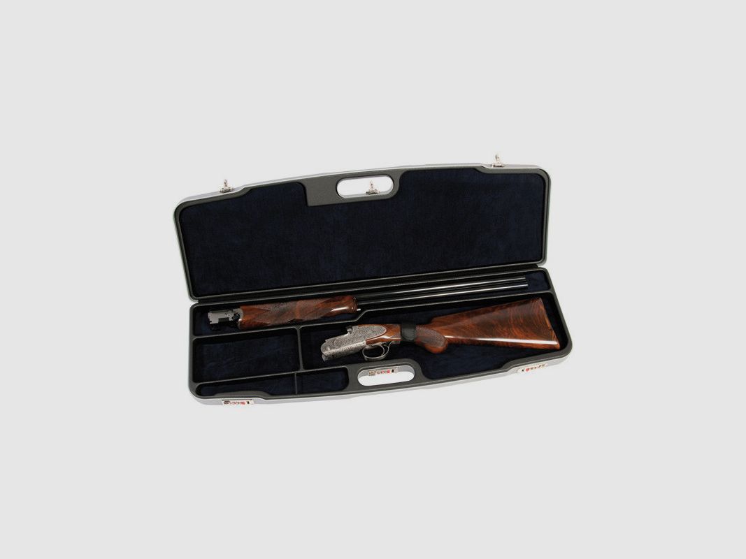 Waffenkoffer NEGRINI Mit Fächern Samt Abnehmbare Waffen Gebogen 79x23x7Int - 1608