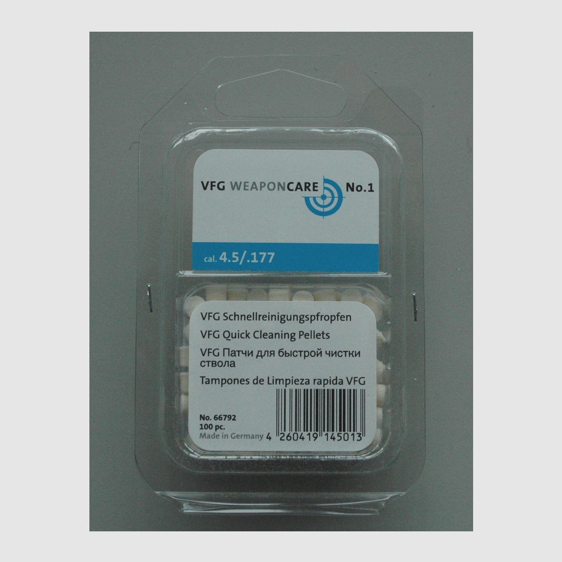 VFG-SCHNELLREINIGUNGS PFROPFEN