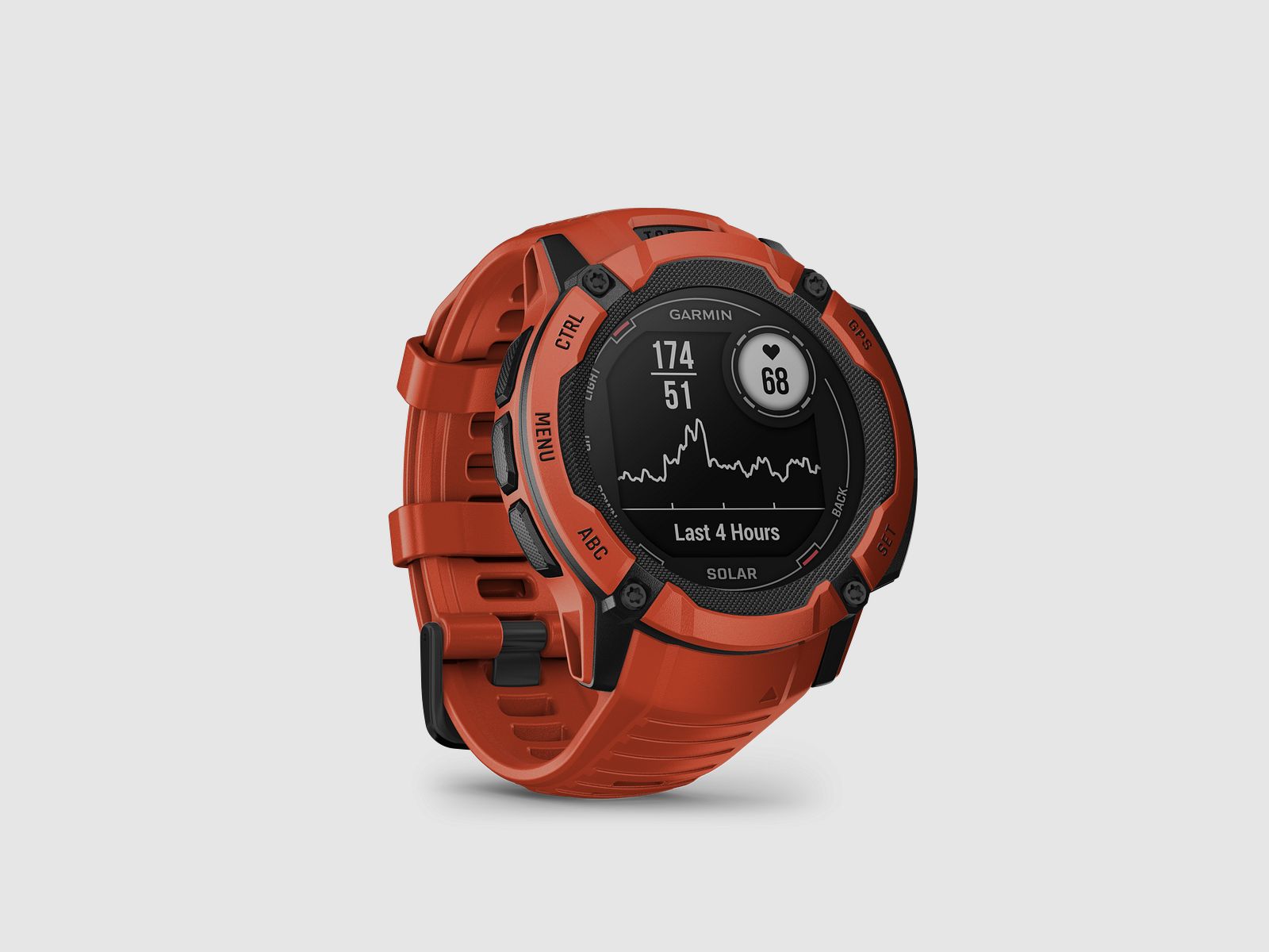 Garmin Instinct® 2X Solar, Czerwony