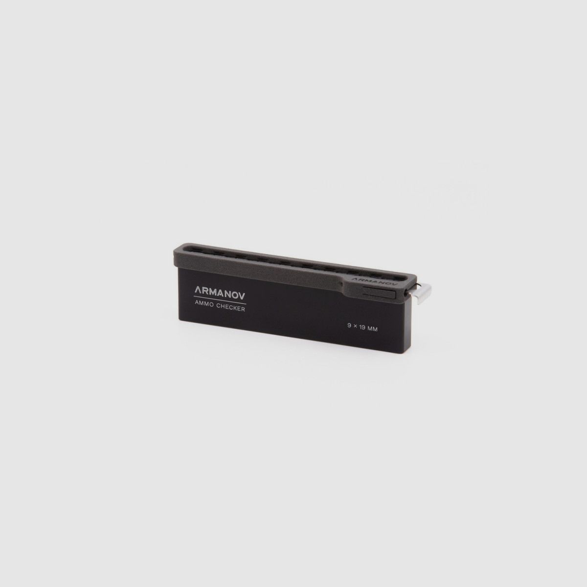 Armanov GB10RND Ammo Checker 10 Rnd with Quick Transfer Cover and OAL Checker, Caliber: 9x21mm, image 1 of 3