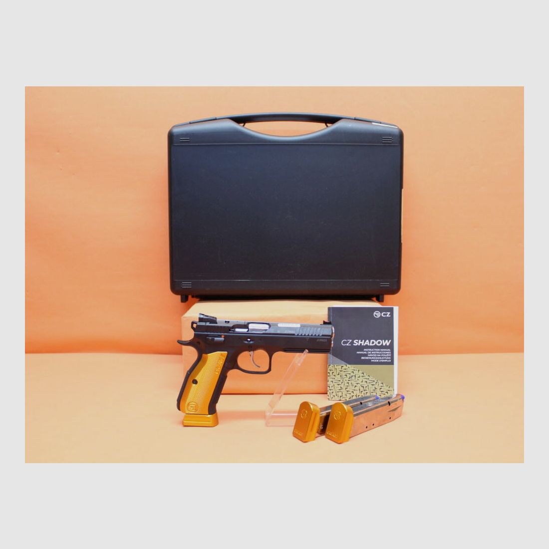 CZUB Ha.Pistole 9mmLuger CZUB CZ SHADOW2 Orange OR Optics Ready 119mm Lauf/ für Red Dot Sight CZ75