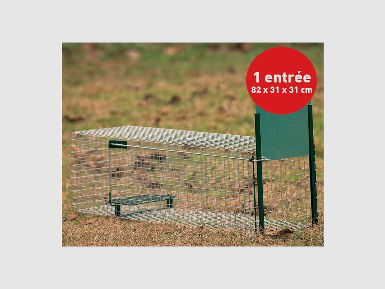 Pułapka na dzikie zwierzęta 1 wejście, 82 x 32 x 31 cm BOXTRAP, zdjęcie 5 z 5