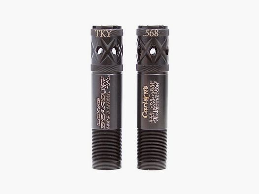 CARLSONS Choke Long Beard ported 20 GA para pavo, Browning Invector Plus (negro)
