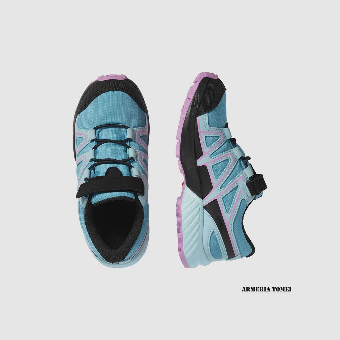 SALOMON – KINDER – SPEEDCROSS CSWP K Scuba Blue/Tanager Turquoise/Orchid, afbeelding 5 van 5