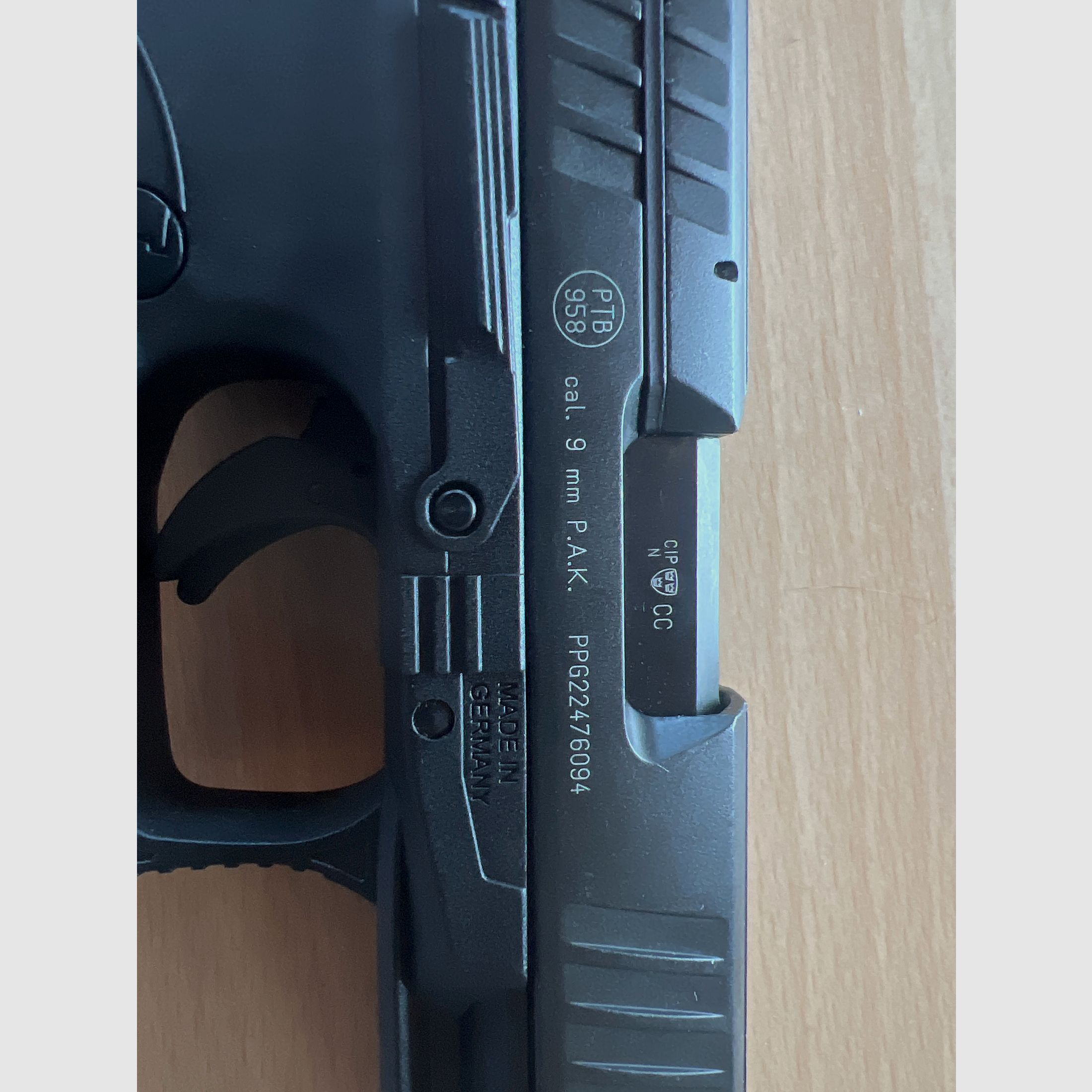 Walther PPQ M2 PTB Kalibrier 9mm p.a.k.