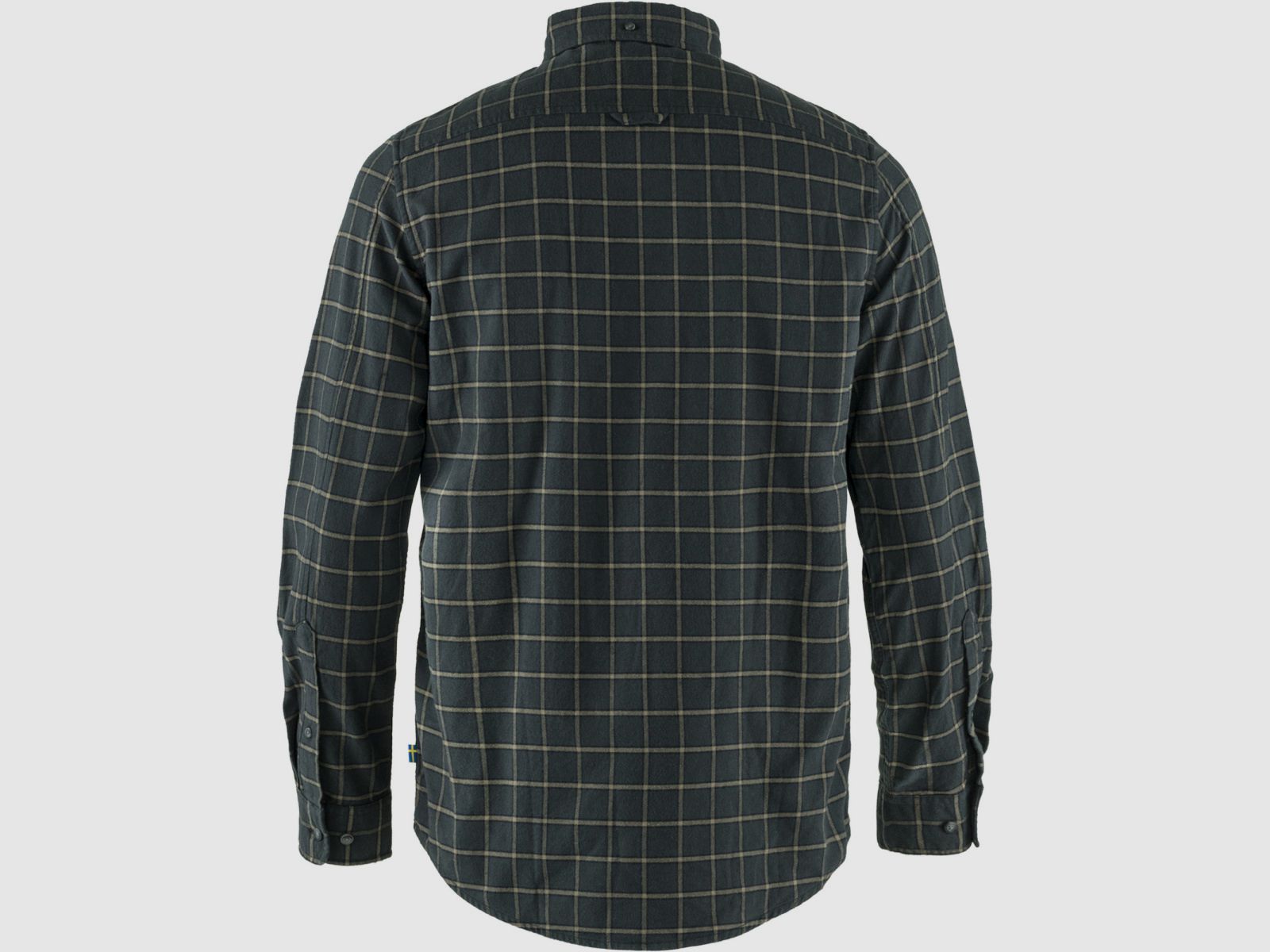 FJÄLLRÄVEN Övik Flannel Shirt M Dark Grey