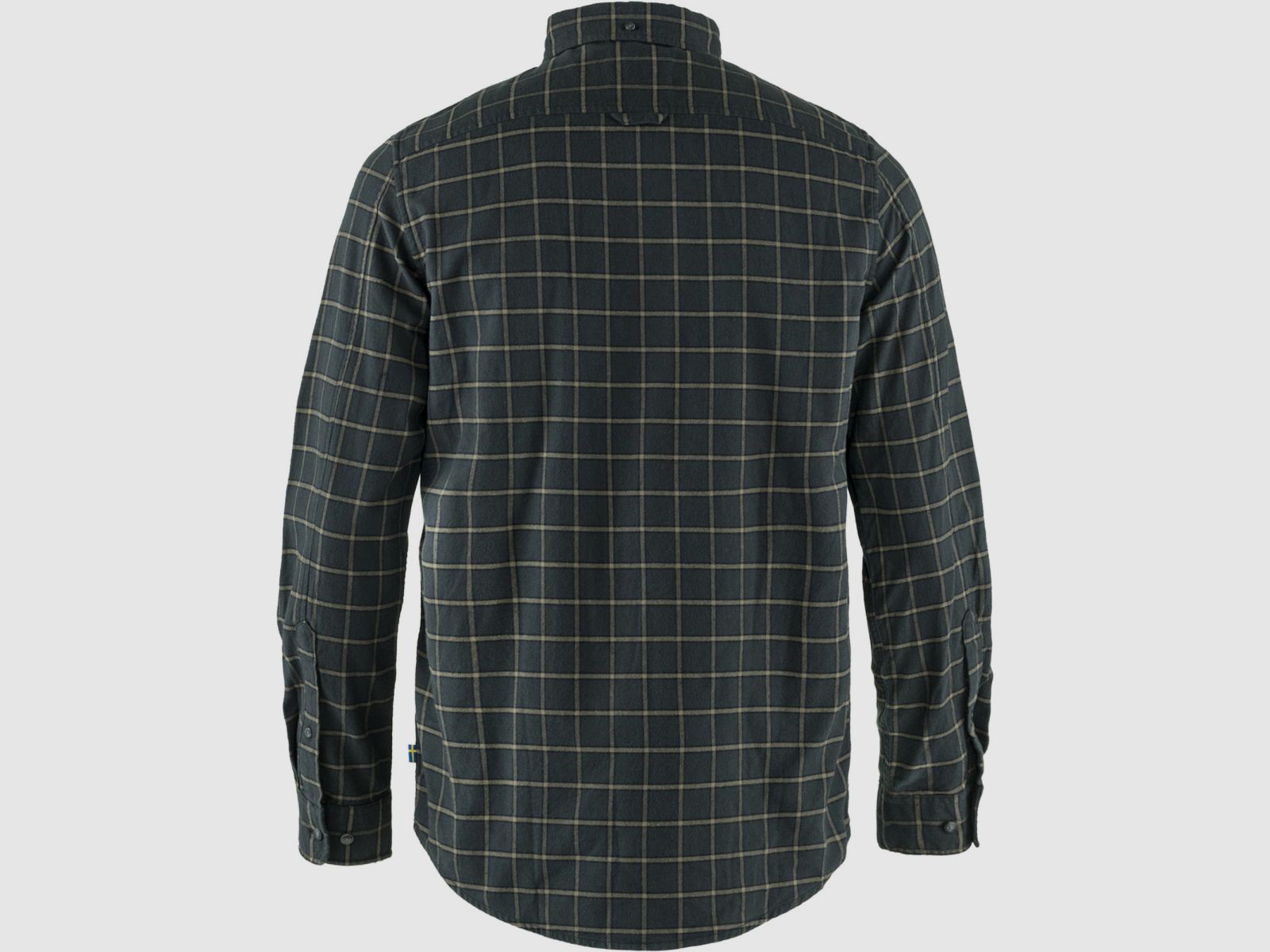 Camisa de franela FJÄLLRÄVEN Övik M Gris oscuro