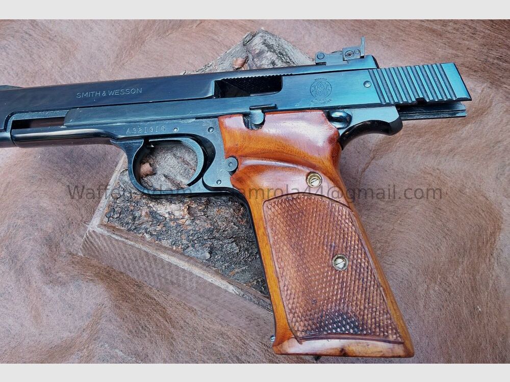 Smith & Wesson Modell 41, 5 1/2 ", Sport Pistole 1977