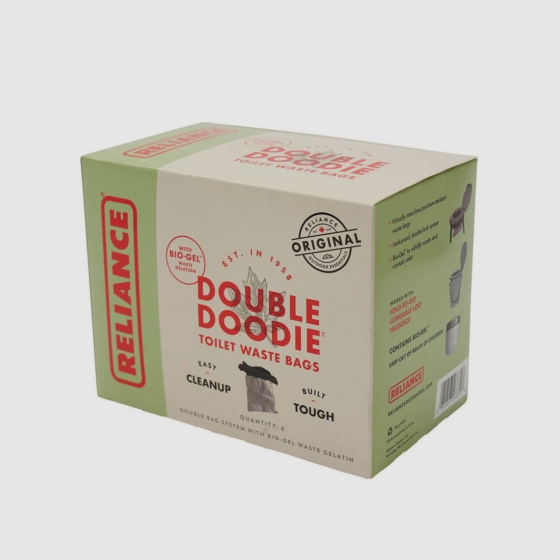 Reliance Double Doodie WC-Beutel