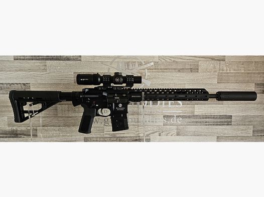 Schmeisser AR15 M4FL 14,5" Negro Cal. .223Rem con Vortex Strike Eagle + SD - Producto nuevo del comercio especializado
