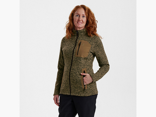 Deerhunter Lady Sarek Knitted Jacket Butternut melange 40