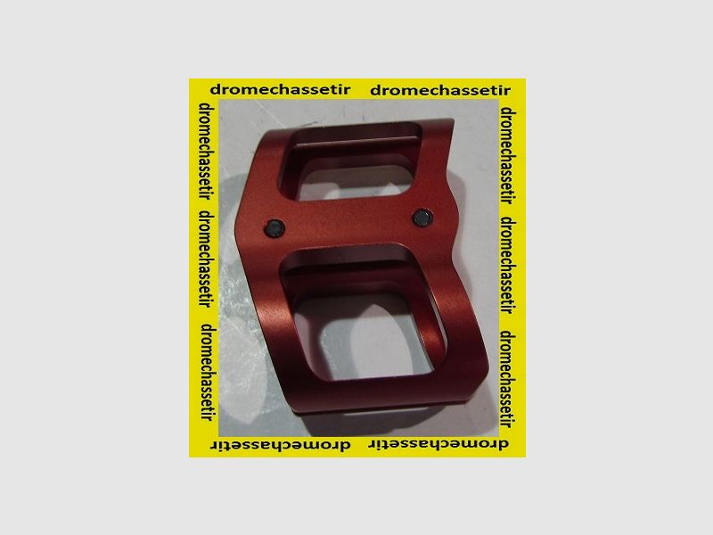 Supporto per fucile, anodizzato rosso, immagine 3 di 4