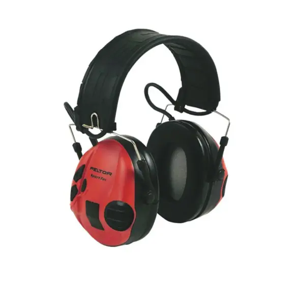 Peltor Sporttac Negro y Rojo Protección Auditiva