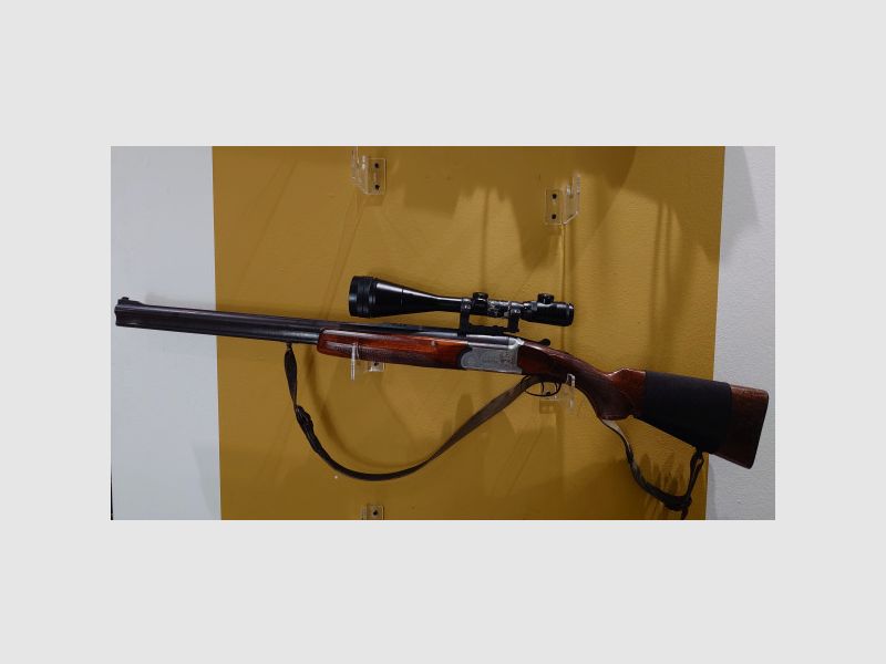 CHURCHILL BBF - BOCKBÜCHSFLINTE 7x65R - 12/70 + CENTAUR 4-12x56 LA