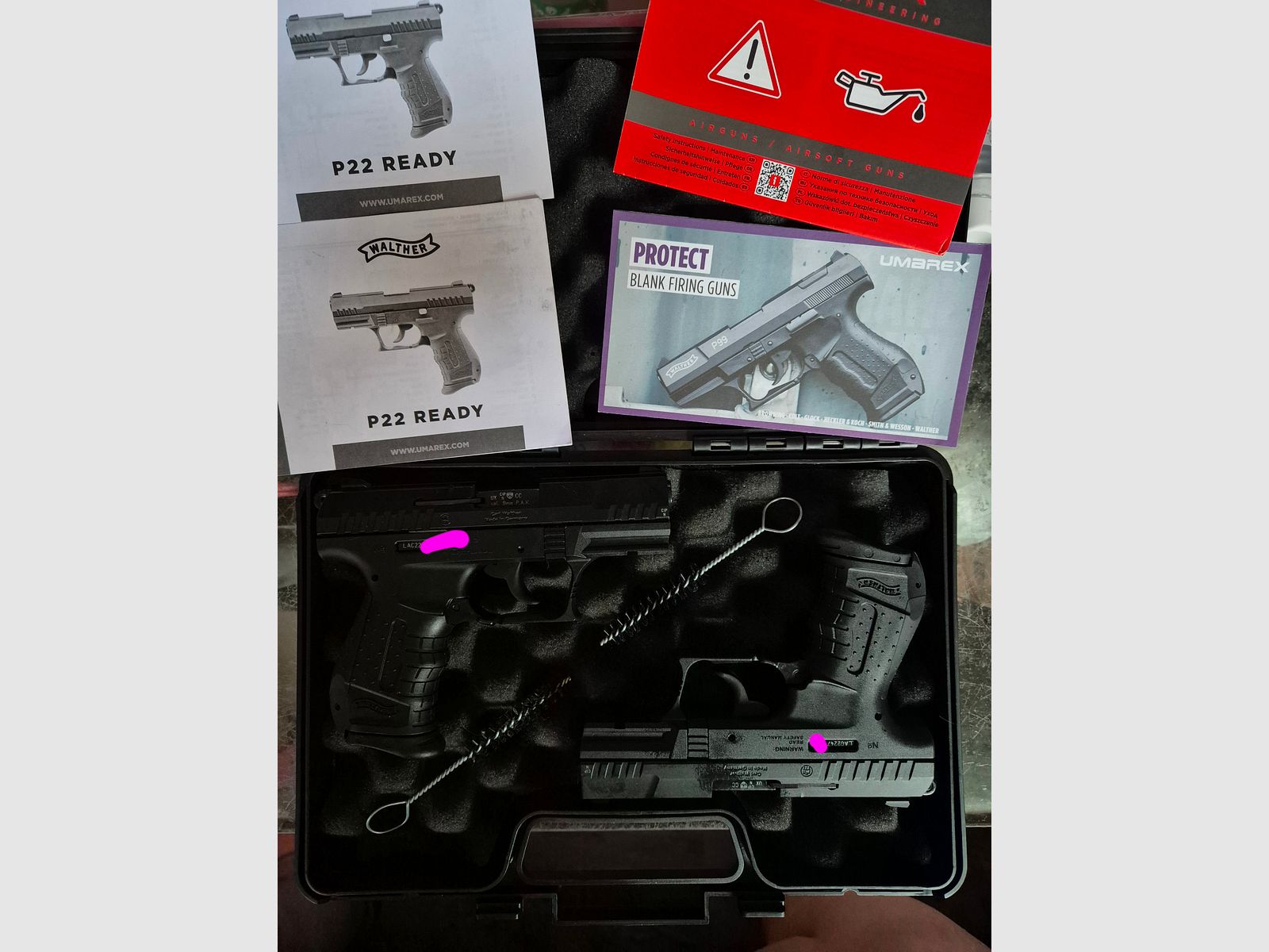 2 SZTUKI - WALTHER P 22 GOTOWY - OKAZJA - z spadku
