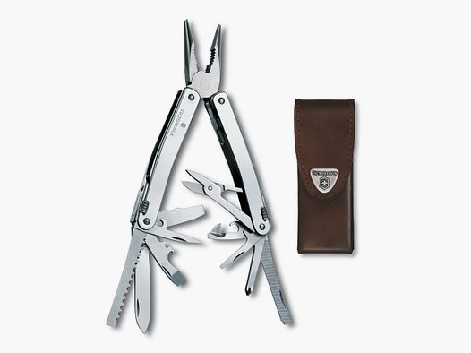 SwissTool Spirit X Leder-Etui