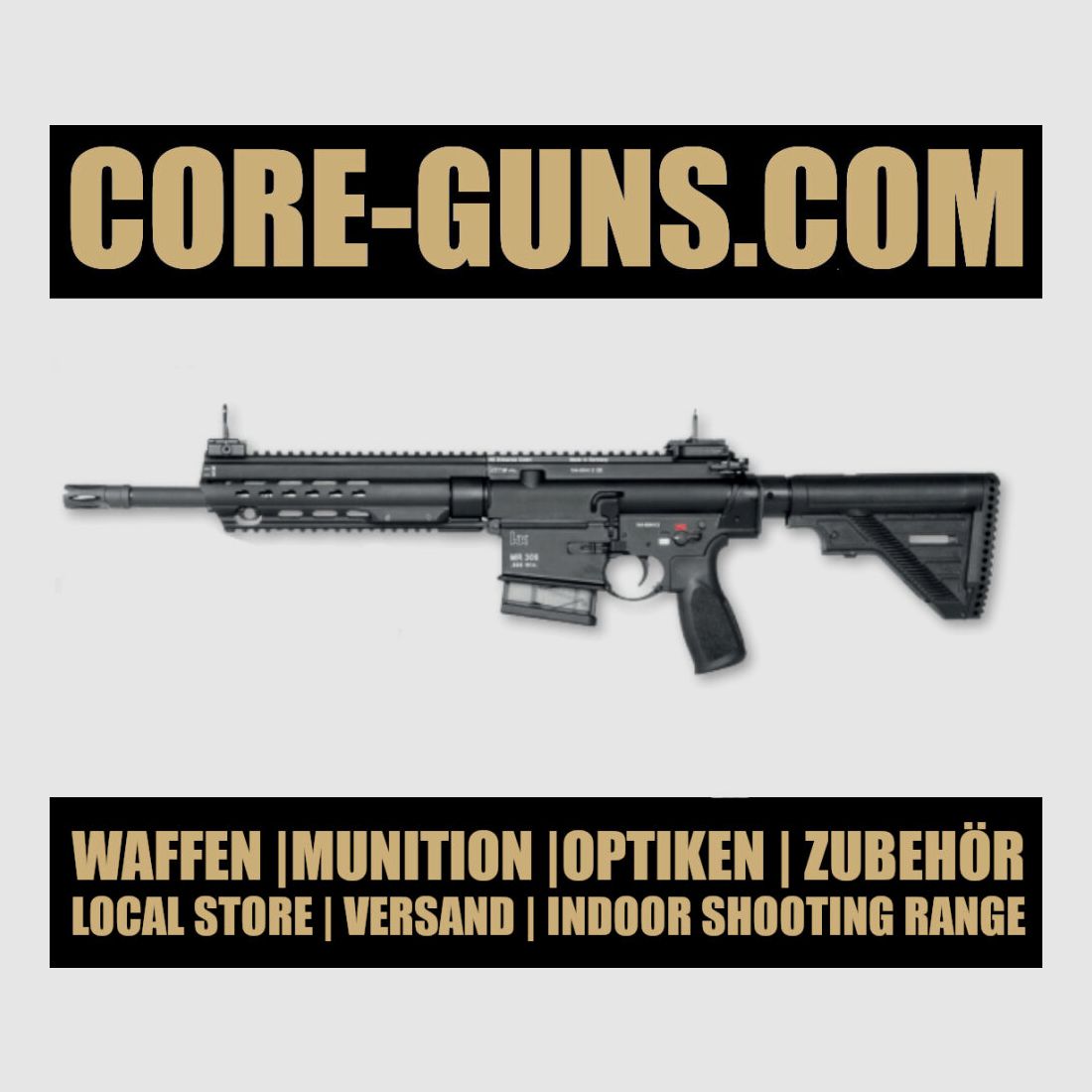Heckler & Koch MR308 - Fucile semiautomatico MR 308 A3 - 13"LL nero HK MR308 disponibile immediatamente
