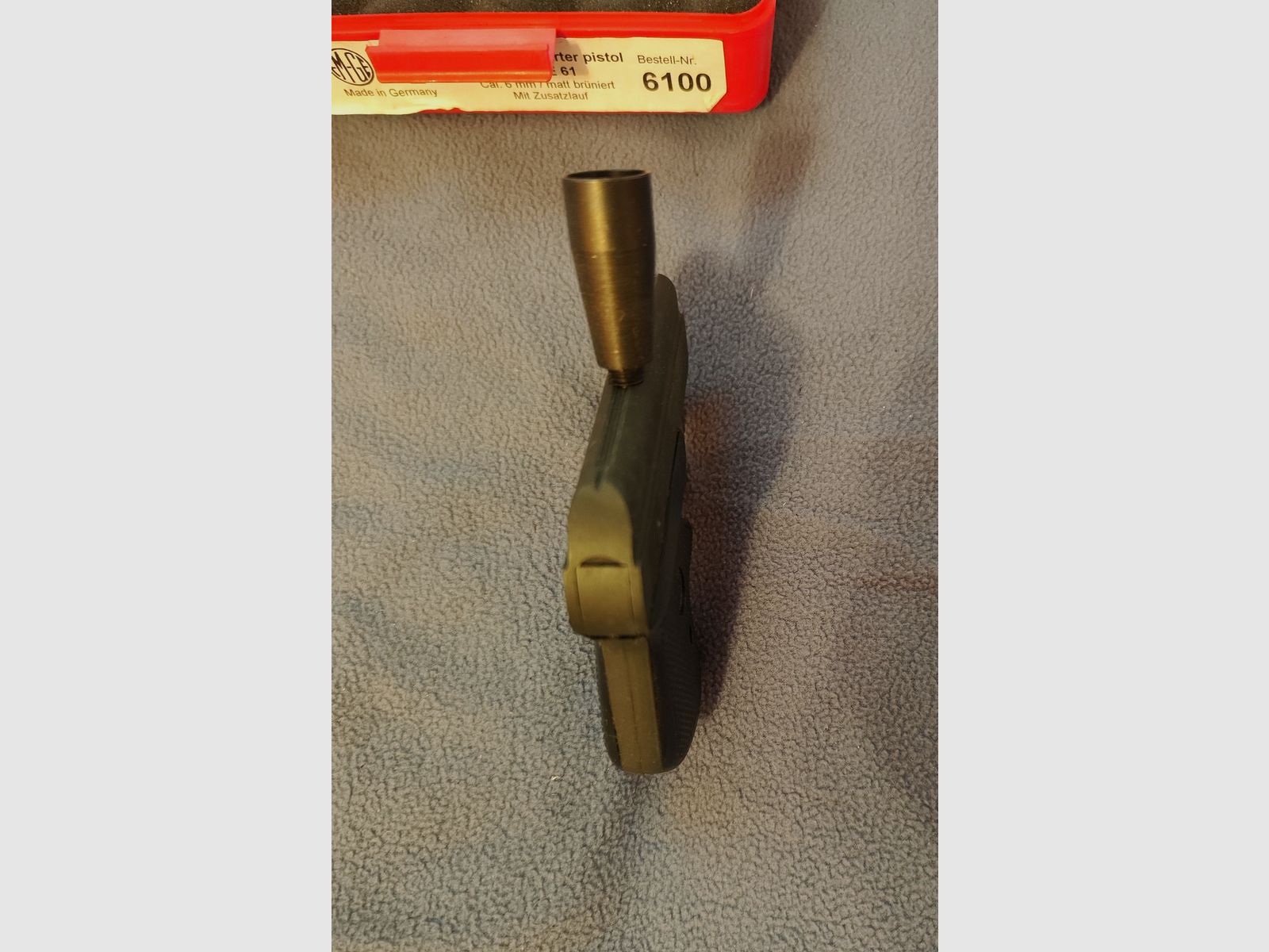 EM-GE 61 Startpistole 6 mm matt brüniert Signalpistole mit Zusatzlauf