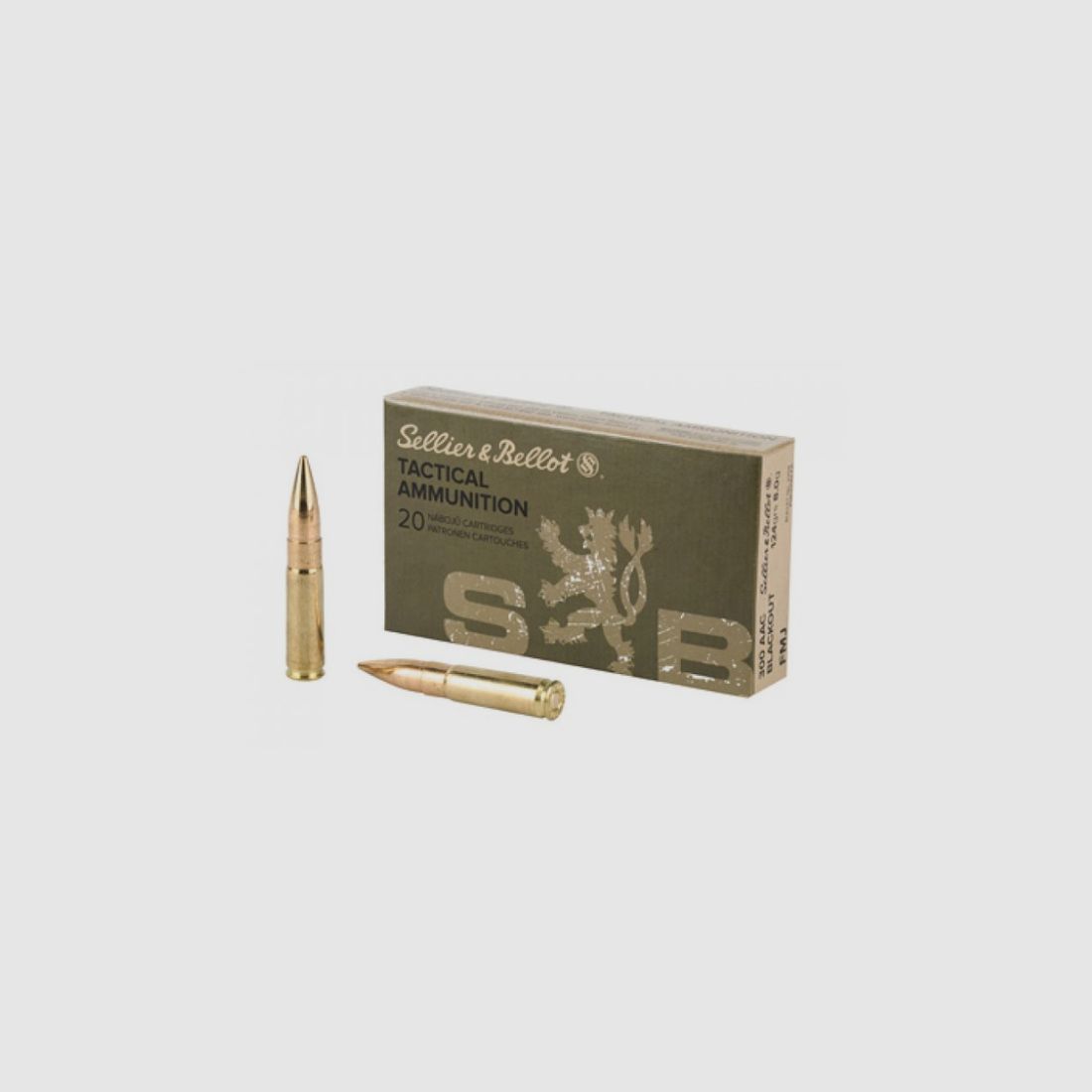 Sellier & Bellot .300 Blackout 124 gr FMJ 20 Stk.