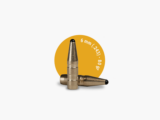 PALLE – FOX BULLETS – CLASSIC HUNTER CAL. 6mm (.243) 80g (50pz)