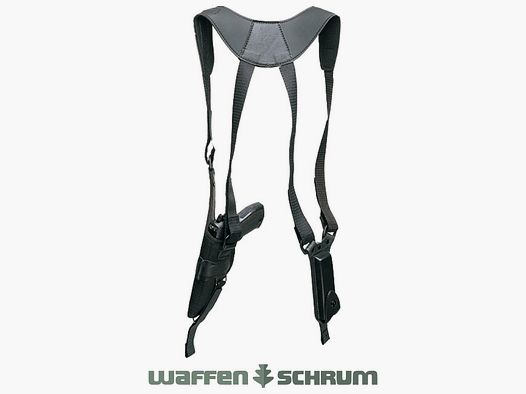AKAH Schulterholster Cordura - Schwarz Modell - Schleswig-Holstein mit Magazintaschen
