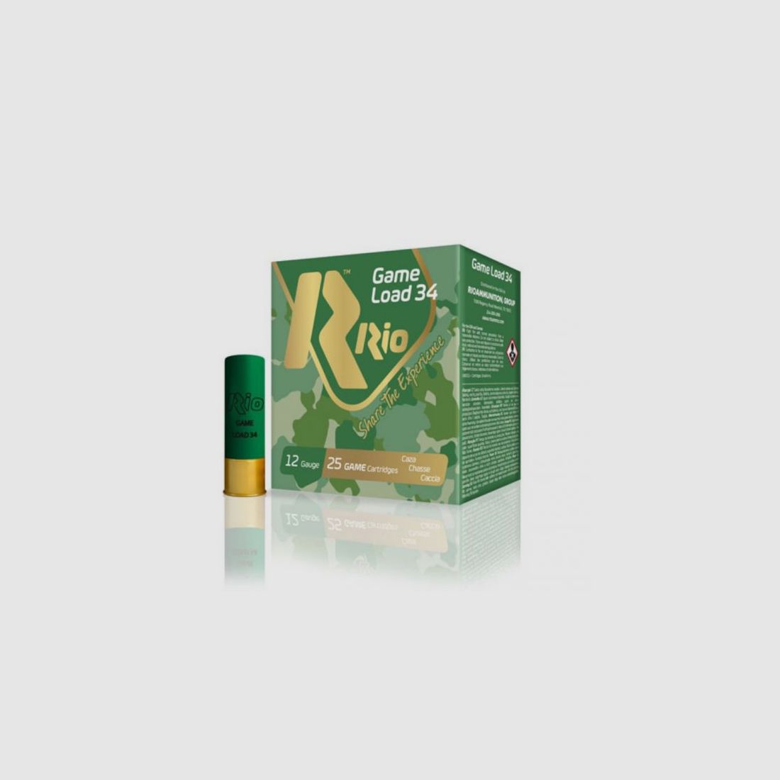 Patronen für die Jagd RIO 50 Game Load 34gr.