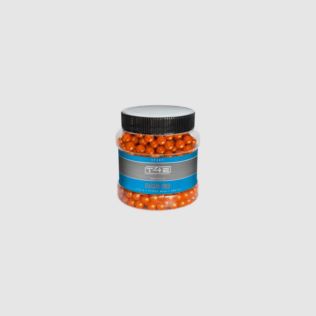 T4E SPORT PAB PAINTBALL KAL 68 3,25 G ORANJE 500 STK