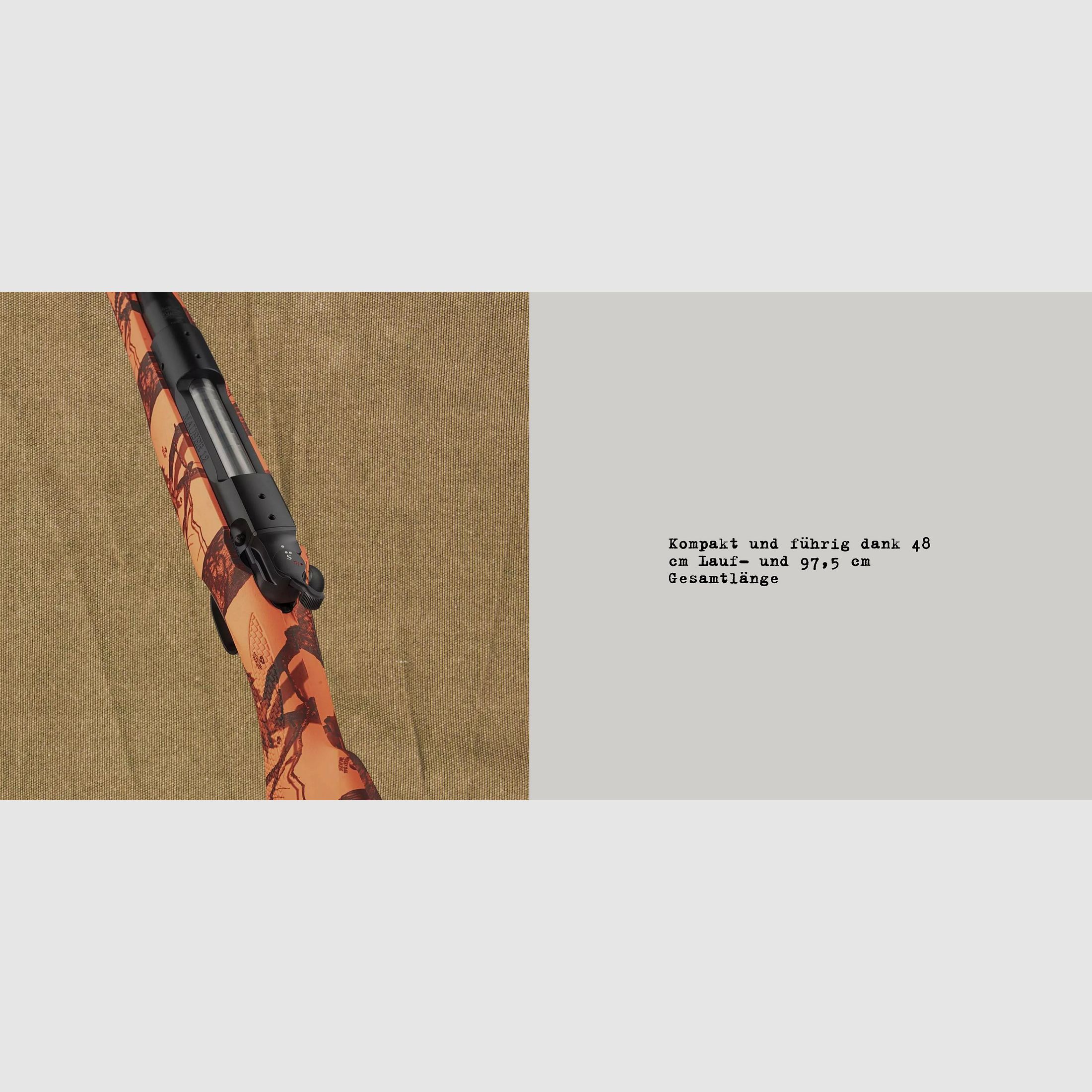 MAUSER 12 Trail Kaliber .308 Win. M15x1 48 cm LL Repetierbüchse