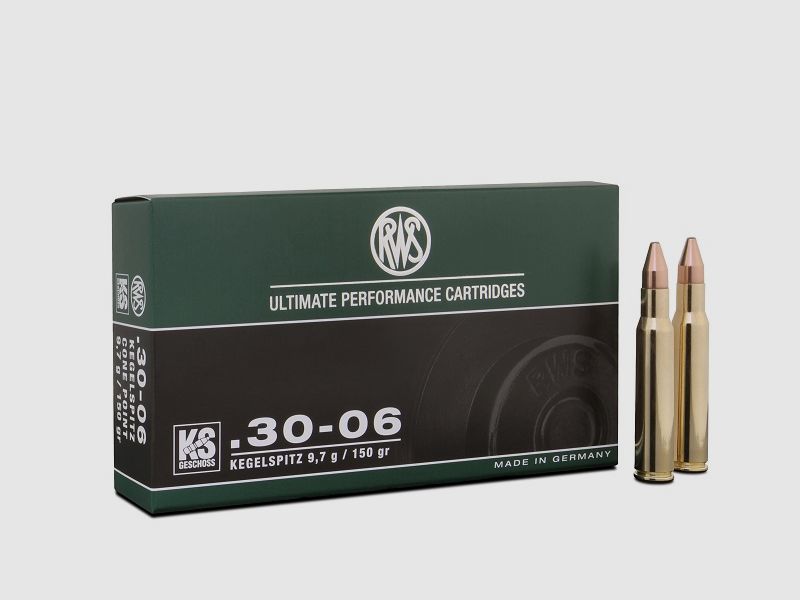RWS .30-06 KS 9.7g/150gr. Rifle Cartridges