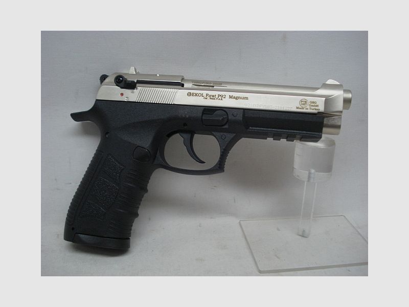 Firat P92 Magnum Cal.9mmPAK - níquel, 17 disparos