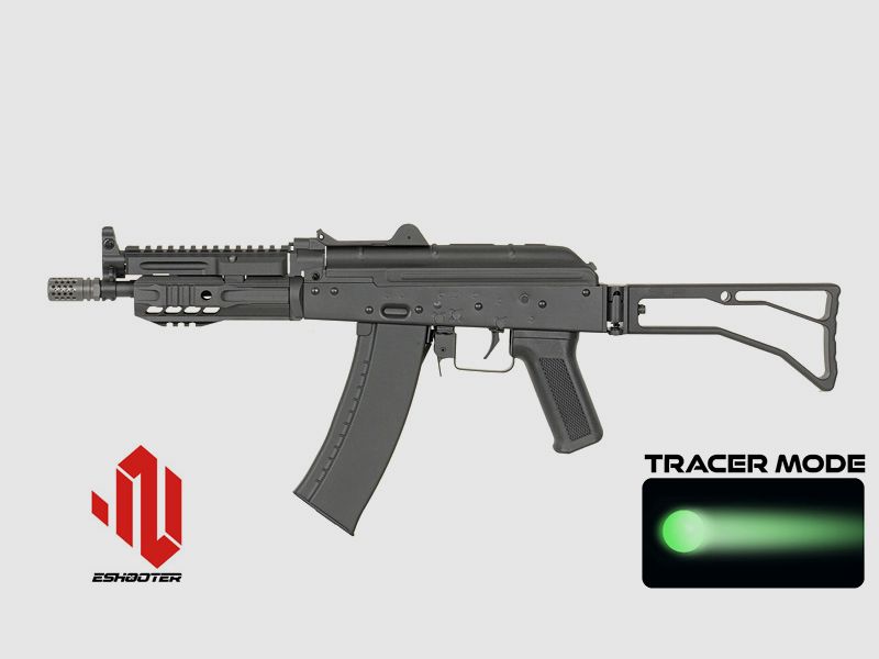 SLR AKS-74U S-AEG mit Tracer HopUp und Eshooter ETU