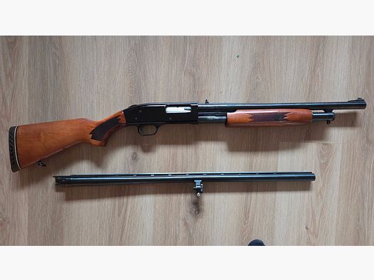 Mossberg 500 with interchangeable barrel