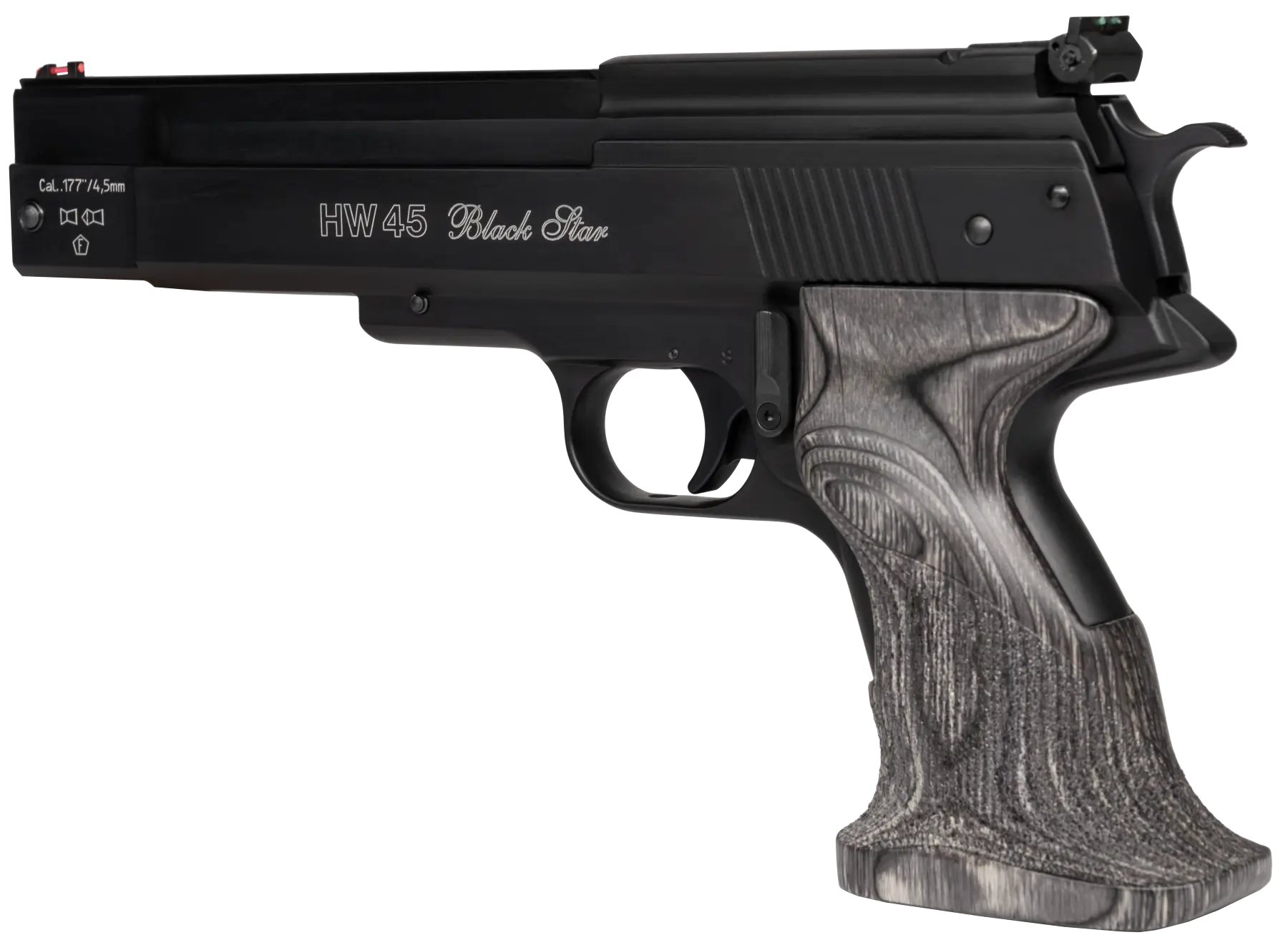 Weihrauch Luftpistole HW 45 Black Star, Bild 3 von 3