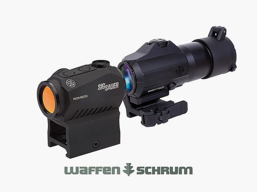 SIG-Sauer ROMEO5 + JULIET3 Magnifier Set 2 MOA - 3x24mm