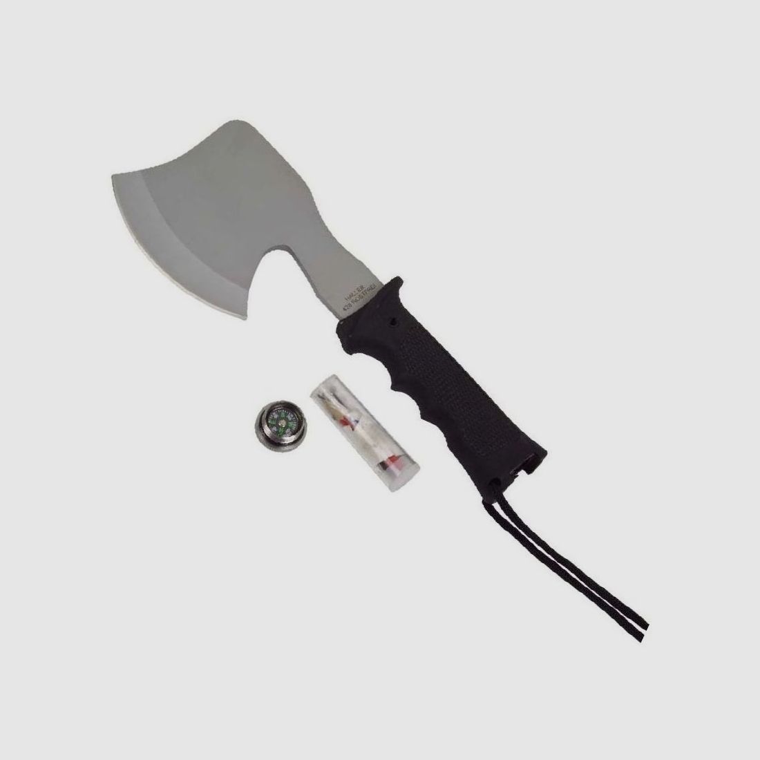 Axe with survival capsule