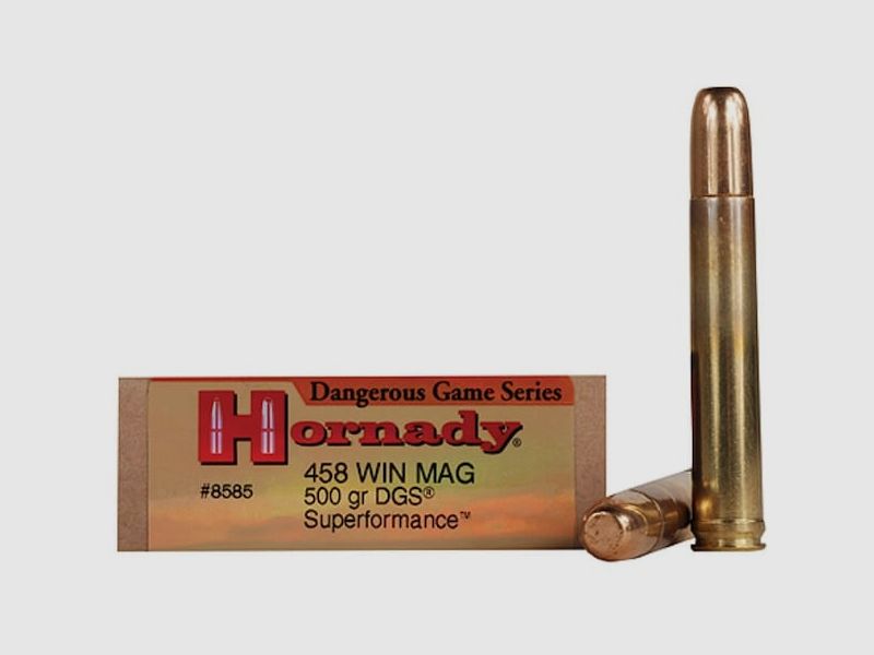 Hornady Superformance .458 Win. Mag. 500GR SST 20 cartridges
