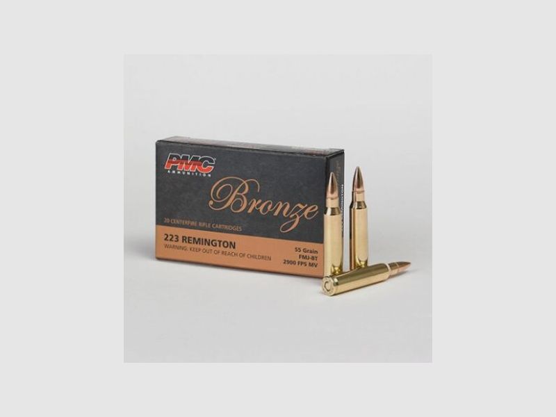 Munición PMC .223 Rem 3,56 g / 55 gr FMJ