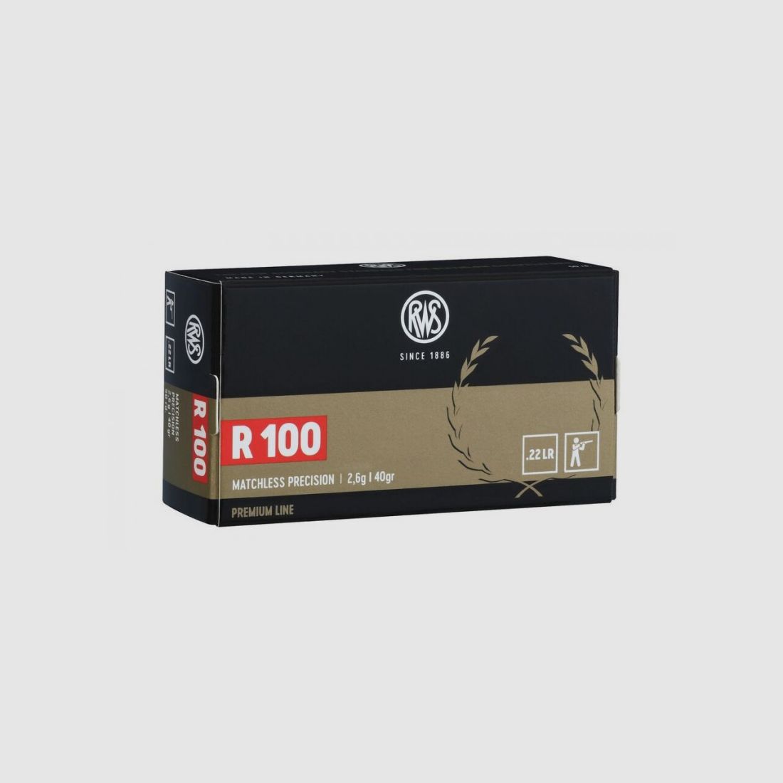 RWS 22LR R100 40 GRS / 2,6G V0 345 M/ SEC 50 STK, Bild 1 von 2