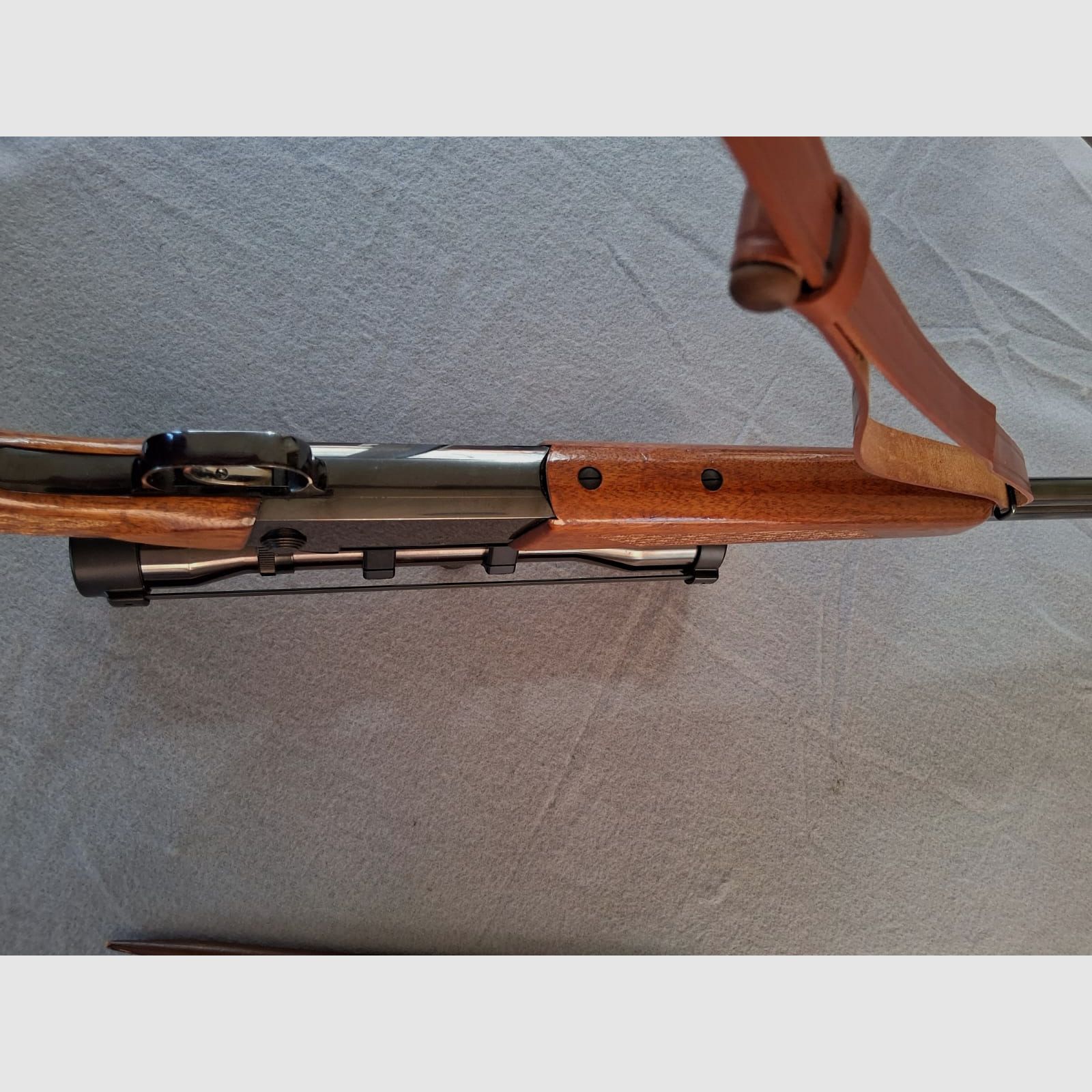 Langwaffe Tikka Bockbüchsflinte 12/70 und 222 Rem. mit Zielfernrohr Sornet 4x