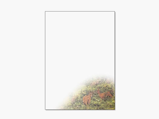 Brief- und Computerpapier ''Rehe''