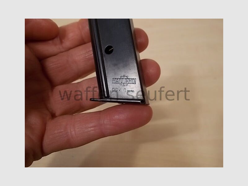 Manurhin PPK replacement magazine .9mmBrowningK (.9mmshort)