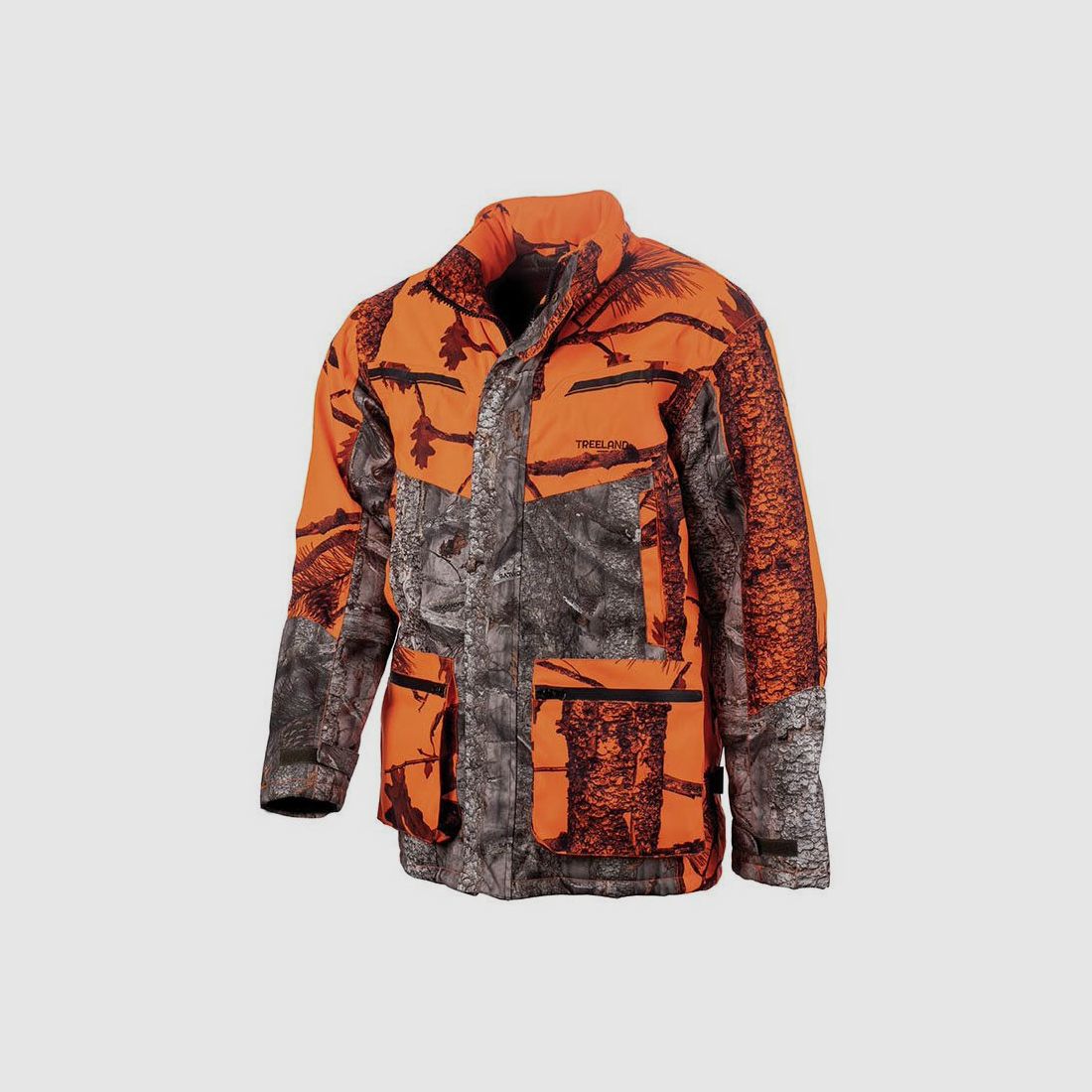 Treeland Signaljacke Treeland Orange Camouflage