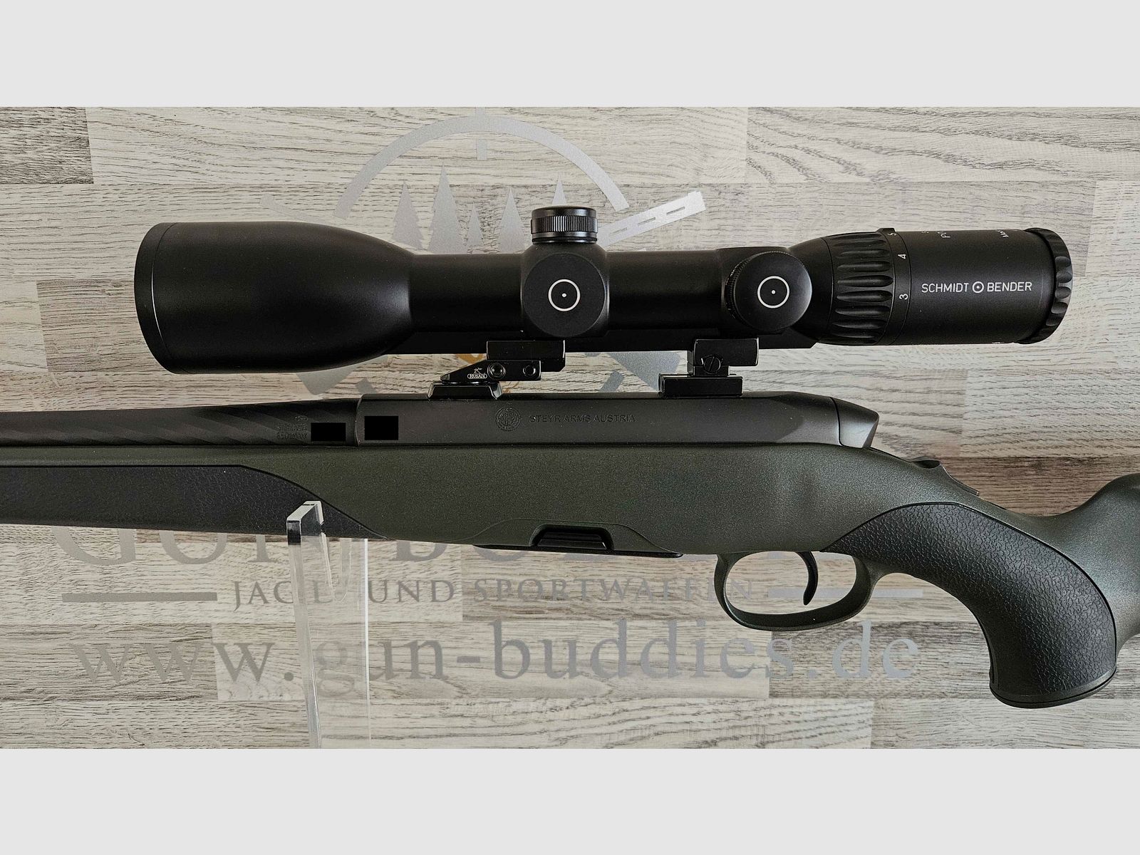 STEYR SM12 SX Goiserer 6.5 Creedmoor + Schmidt&Bender Polar T96 3-12x54 on swivel mount - free shipping - new goods from specialist trade