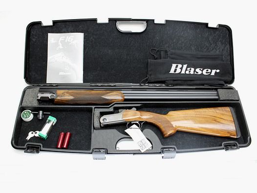 BDF Blaser F16 Game Bockdoppelflinte Stahlschrot, Wechselchoke 12/76
